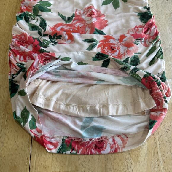 Anthropologie Daily Practice Eureka Floral Print Dress Bodycon Soft Size XS NEW - Picture 12 of 15